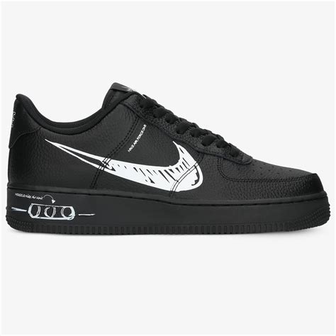 air force 1 nike zeichen schwarz|air force 1 schwarze schuhe.